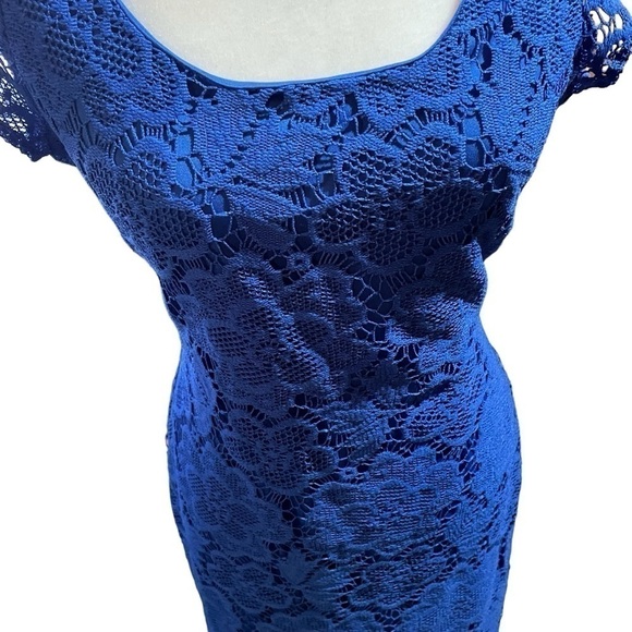 Snap Floral Crochet
Lace Mini Dress Size Large, Zip Back - Picture 5 of 15